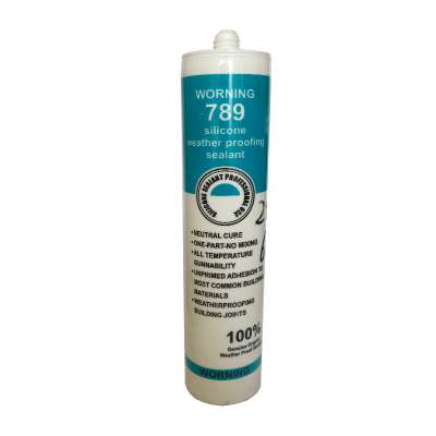 Clear waterproof 789 construction adhesive sealant